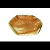 Assiette palme hexagonale 24x2.5cm (13E01)