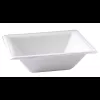 Bols carré 18x18x4cm bagasse blanche