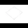 Serviettes BASIC 33x33 2v 1/4 blanc (11)