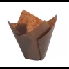 Caissette Tulipcup marron 50Øxh95mm 21cl