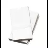Serviette BASIC 33x33 2c 1/8 blanche pure cellulose (2A)