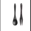 Mini Fourchettes bambou 9cm NOIRE