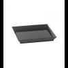 Assiette CUBIK 130x130mm noir