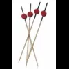 Brochette rouge et noir 120mm