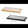 Planche Bambou plateau verre 30x15cm (M)