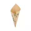 Cone papier ingraissable Kraft 70g 16x20cm