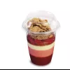 Couvercle bas pour dessert cup large APET (7E00)