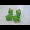 Caissette Tulipcup Vert 3cl 110x110x60 35Ø