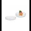 Assiettes Duo Tapas Verre Ø80xh11mm / Ø75xh14mm 36 Duos