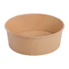 Saladier rond carton kraft brun 500ml diam15cm