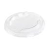 Couvercle PET antibuée pour saladier carton 15cm