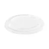 Couvercle PET antibuée pour saladier carton 18.4cm