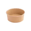 Saladier rond carton kraft brun 1000ml diam15cm