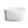 Bol à salade saladier ADBio cellulose blanc/PLA 1400ml Ø18.50cm