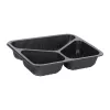 Barquette Thermoscellable PP Maptipack 3 compartiments.