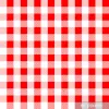 Nappe Vichy TNT 1.20x25m blanche et rouge