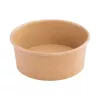 Saladier carton kraft brun 500ml diam12cm H7.0cm