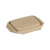 Couvercle bagasse marron 16.5x23cm (46130)