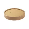 Couvercle kraft pour pot à soupe 750ml