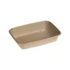 Barquette 950ml 16x23x5cm bagasse laminée PLA