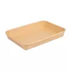 Barquette Sushi Kraft naturel 185x129x24cm