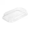 Couvercles transparent PET "sushi" 160x91x32mm